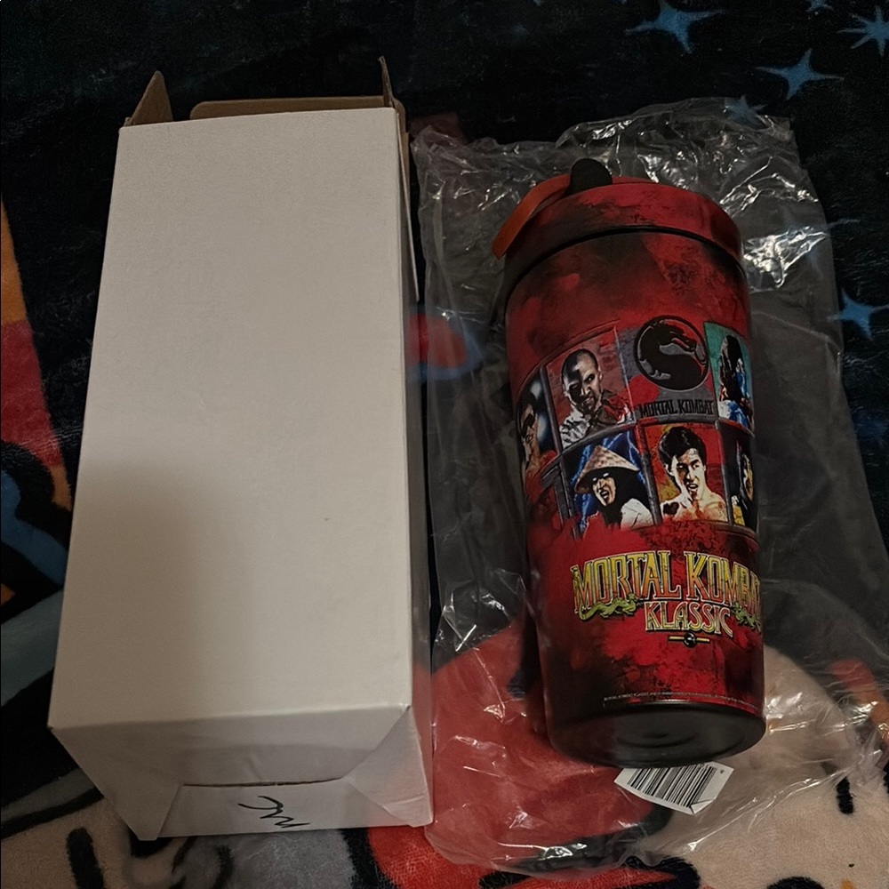Mortal Kombat Klassic Red Tumbler